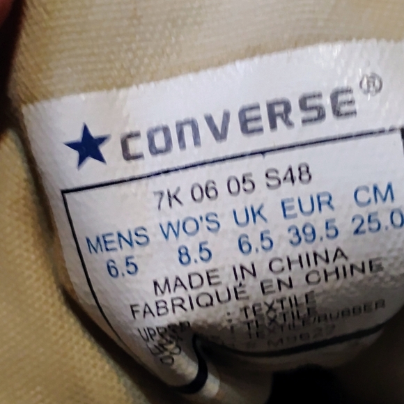 Converse Chuck Taylor All Star Blue Classic Shoes Sneakers M6 5 W8.5 - Picture 9 of 9